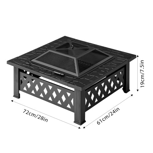 32 Inch Wood Burning Fire Pit B875