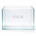 15 Gallon Ultra-Clear Rimless Glass Aquarium Fish Tank L5368