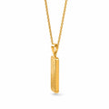 24K Gold Pendant Necklace F445284