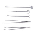 Stainless Steel 5 In 1 Aquarium Cleaning Tool Kit X2887
