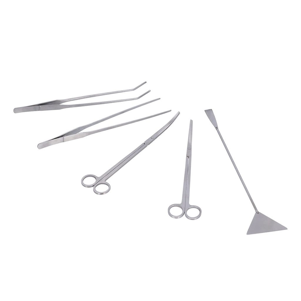 Stainless Steel 5 In 1 Aquarium Cleaning Tool Kit X2887