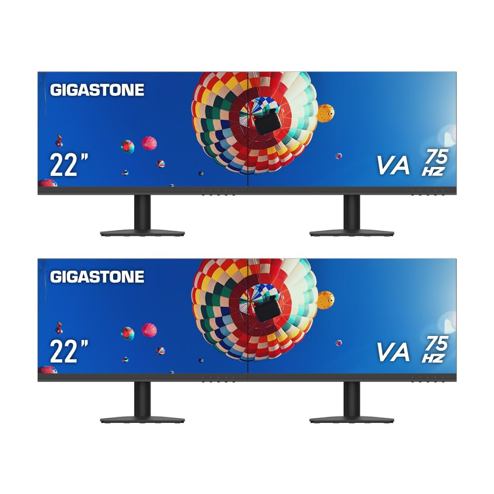 22 inch FHD Frameless LED Monitor 4-Pack Q487372