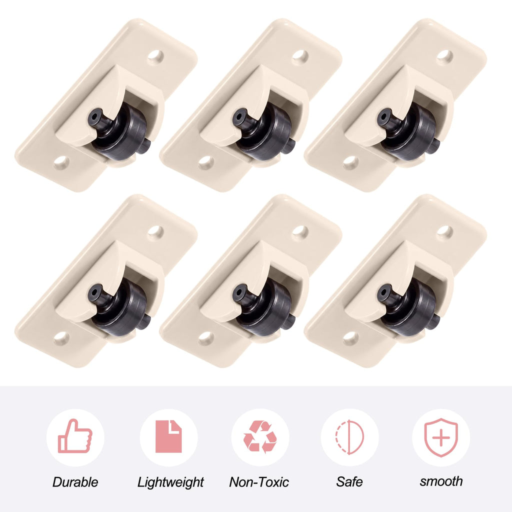 24 Pack Self Adhesive Mini Casters O8185