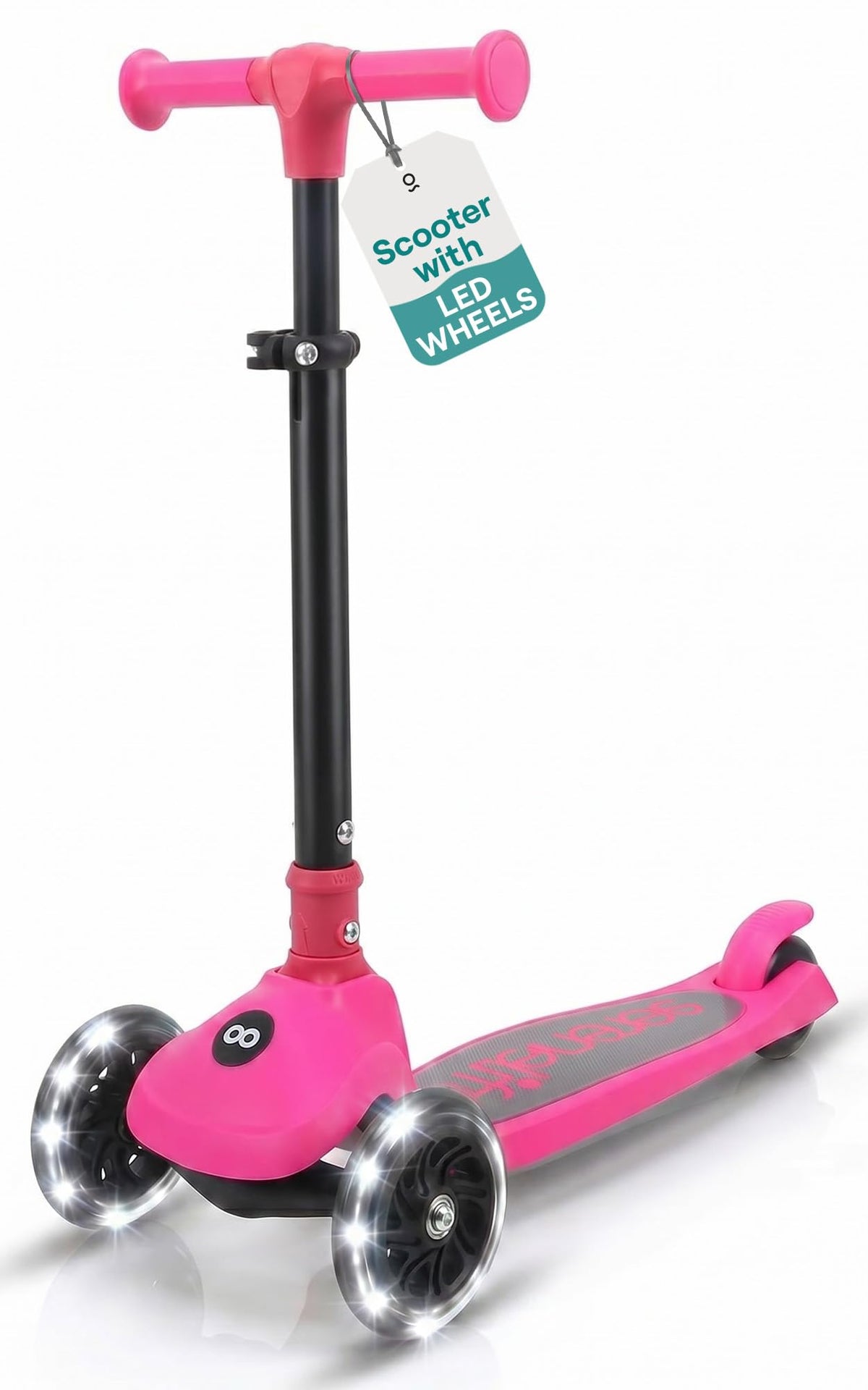 Adjustable 3 Wheel Kids Scooter with LED Wheels L486