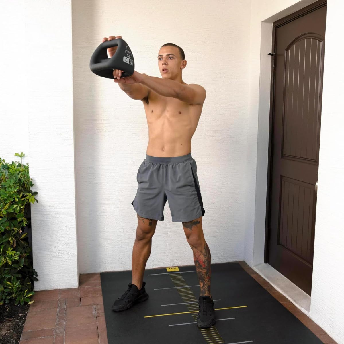 3-in-1 Kettlebell, Dumbbell and Push Up Bar Workout Equipment G7344