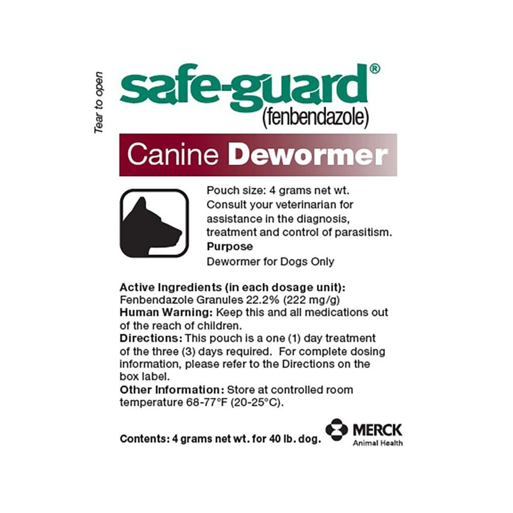 Canine Dewormer 4gm pouch T735950