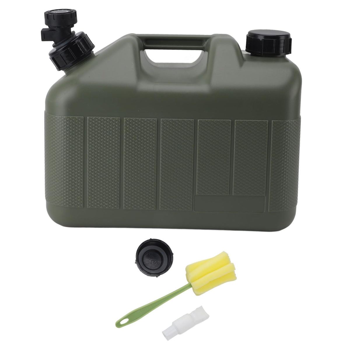 10L Green Camping Water Container with Faucet O667354