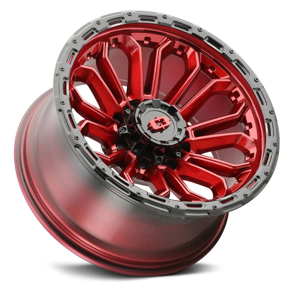20x10 8x170 Red Wheel Rim L9168