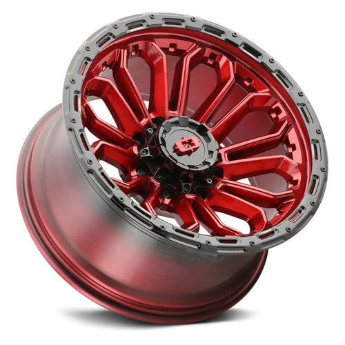 20x10 8x170 Red Wheel Rim L9168