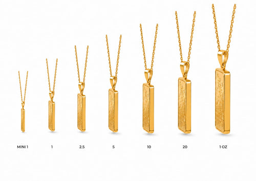 24K Gold Pendant Necklace F445284