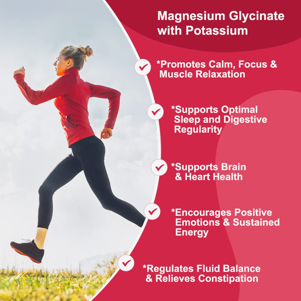 Magnesium Glycinate Gummies 400 mg with Vitamin D, B6 - 60 Gummies V299240