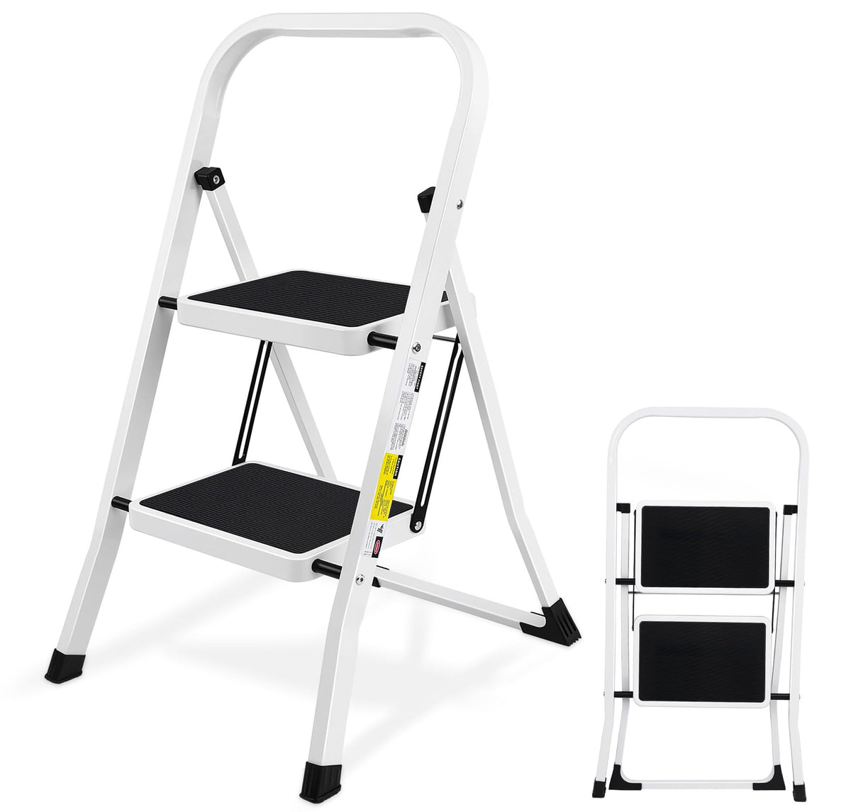 2 Step Folding Stool with Anti-Slip Pedal C811