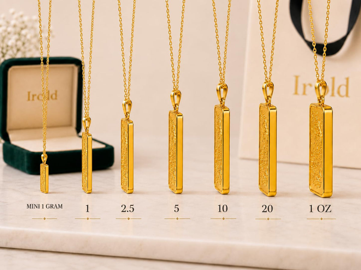 24K Gold Pendant Necklace F445284