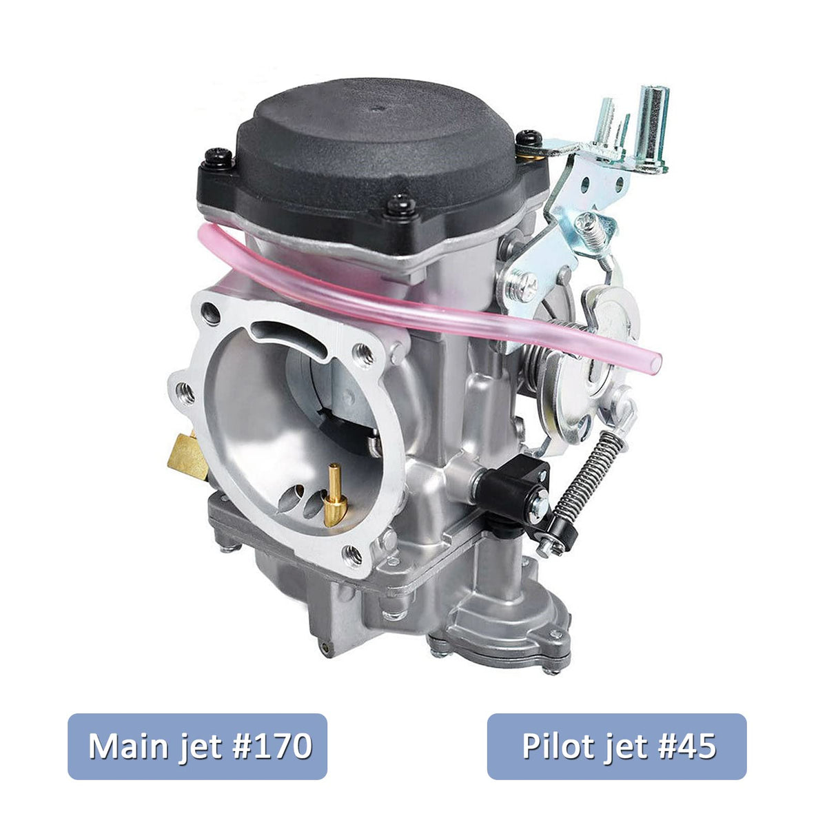 CV40 Carburetor with Fuel Filter Spark Plugs Jets O17579