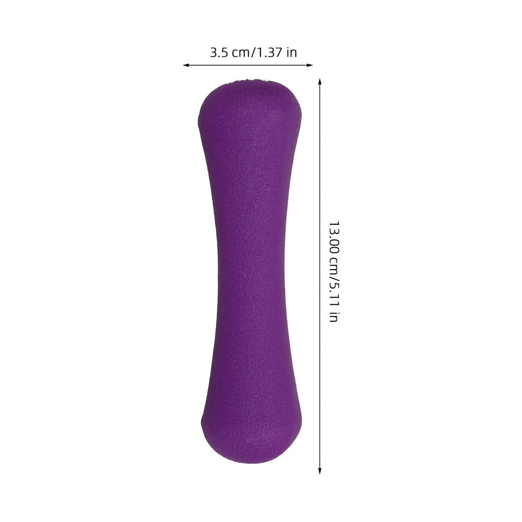 2pcs 0.5kg Purple Neoprene Coated Bone Shaped Dumbbells N683087
