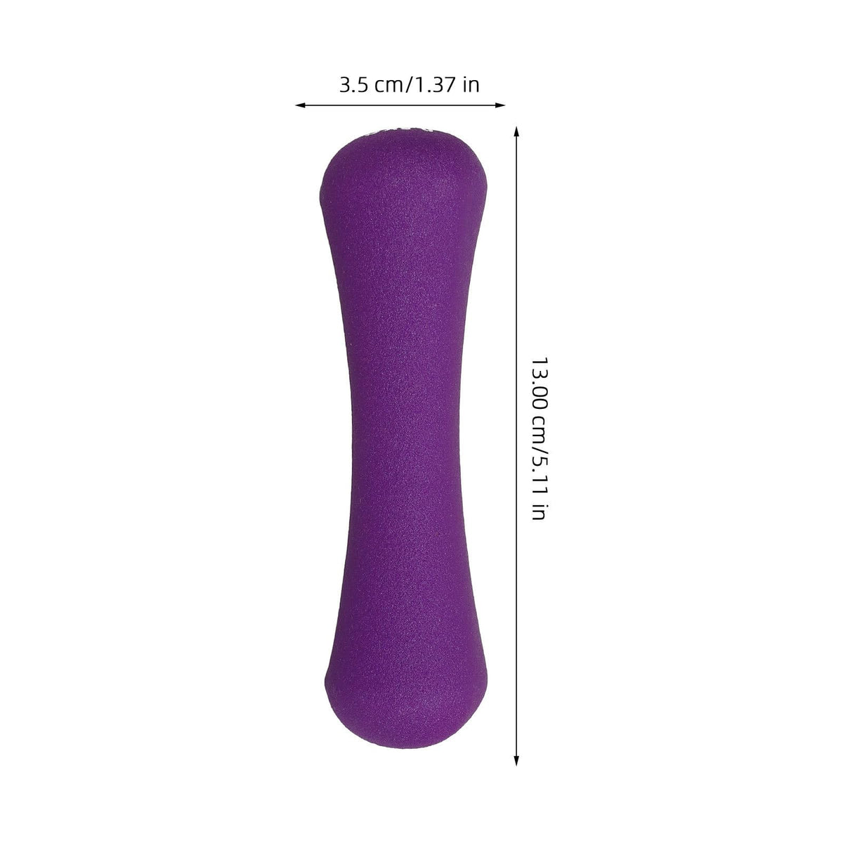 2pcs 0.5kg Purple Neoprene Coated Bone Shaped Dumbbells N683087