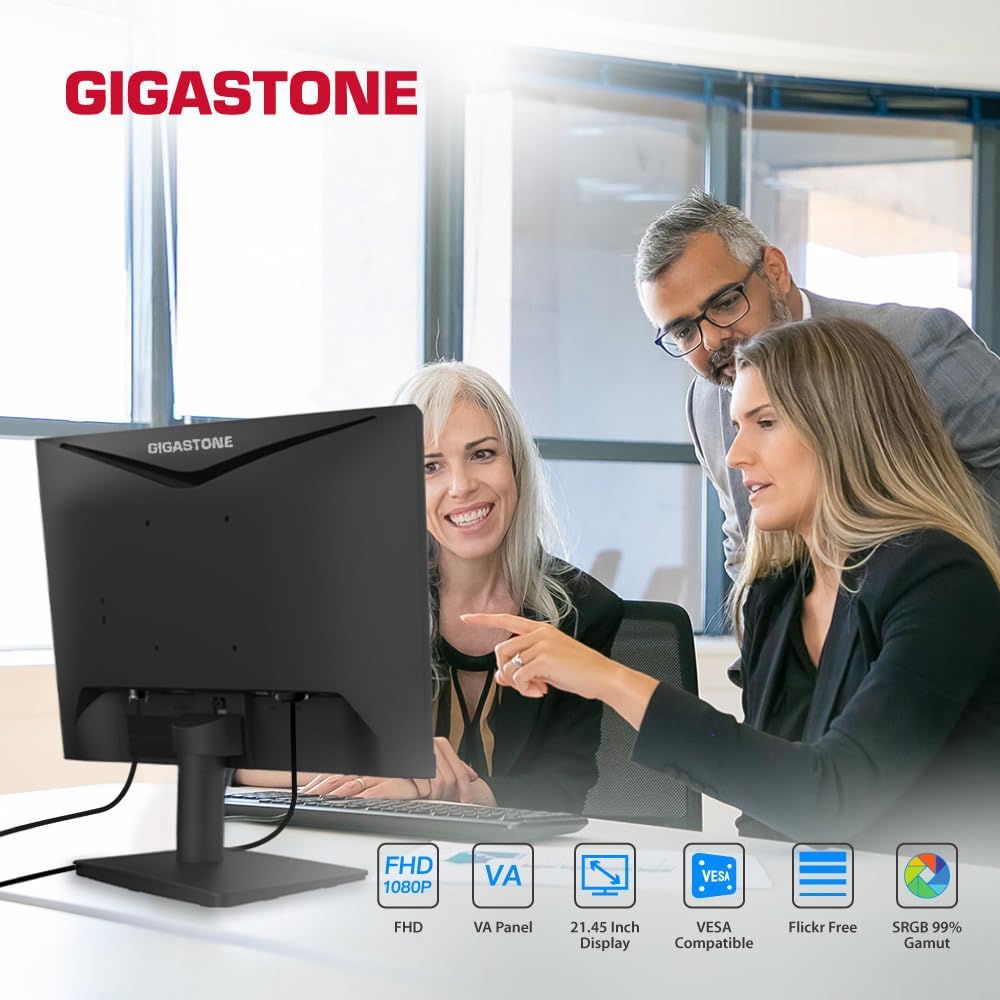 22 inch FHD Frameless LED Monitor 4-Pack Q487372