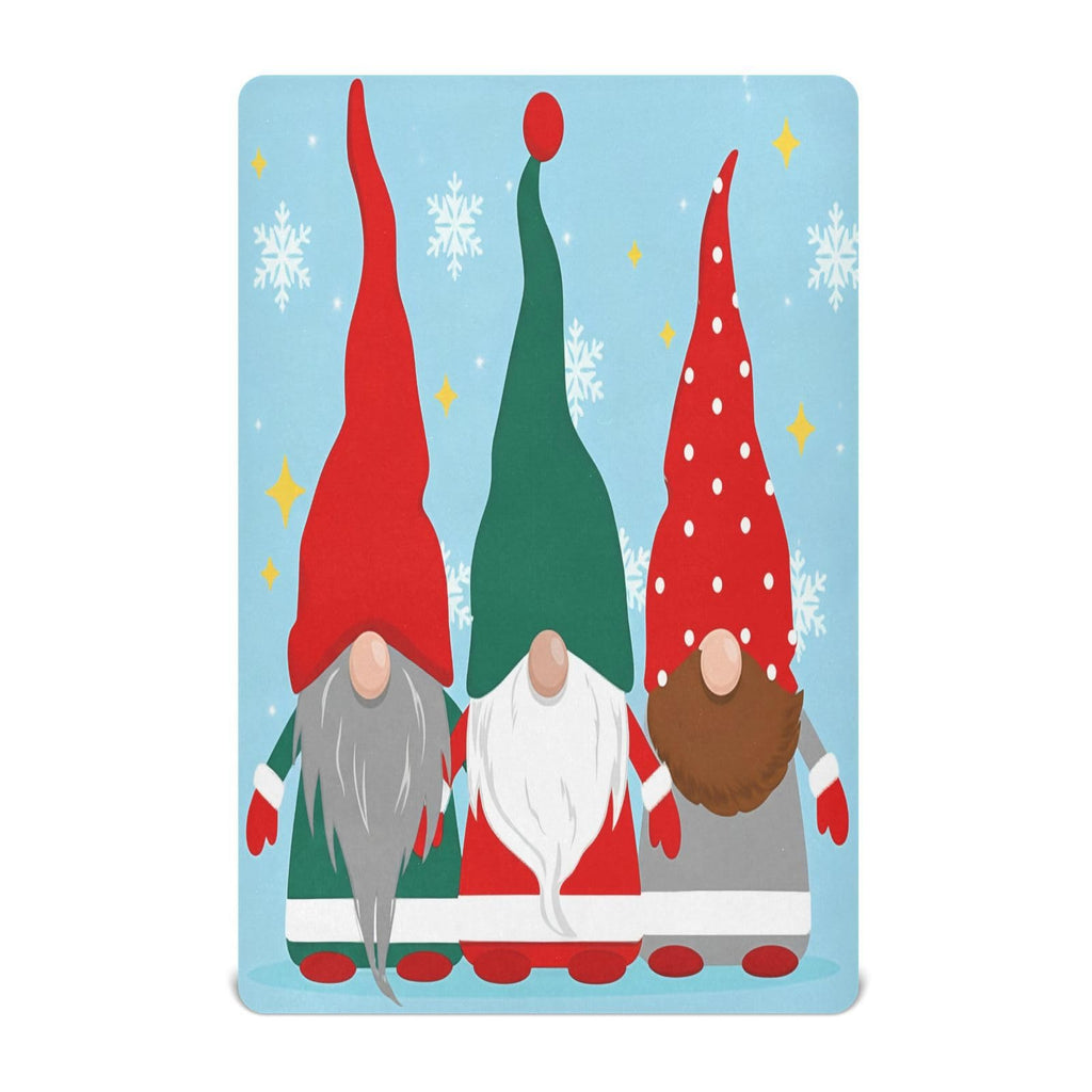 Christmas Gnomes Crib Sheet 52" x 28" W265