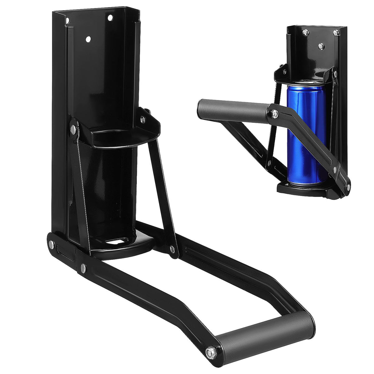 Heavy Duty Stainless Steel Wall Mounted Can Crusher U49826