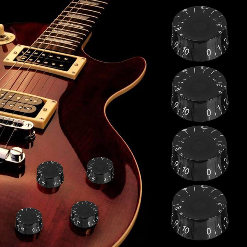 Black Electric Guitar Knobs H775