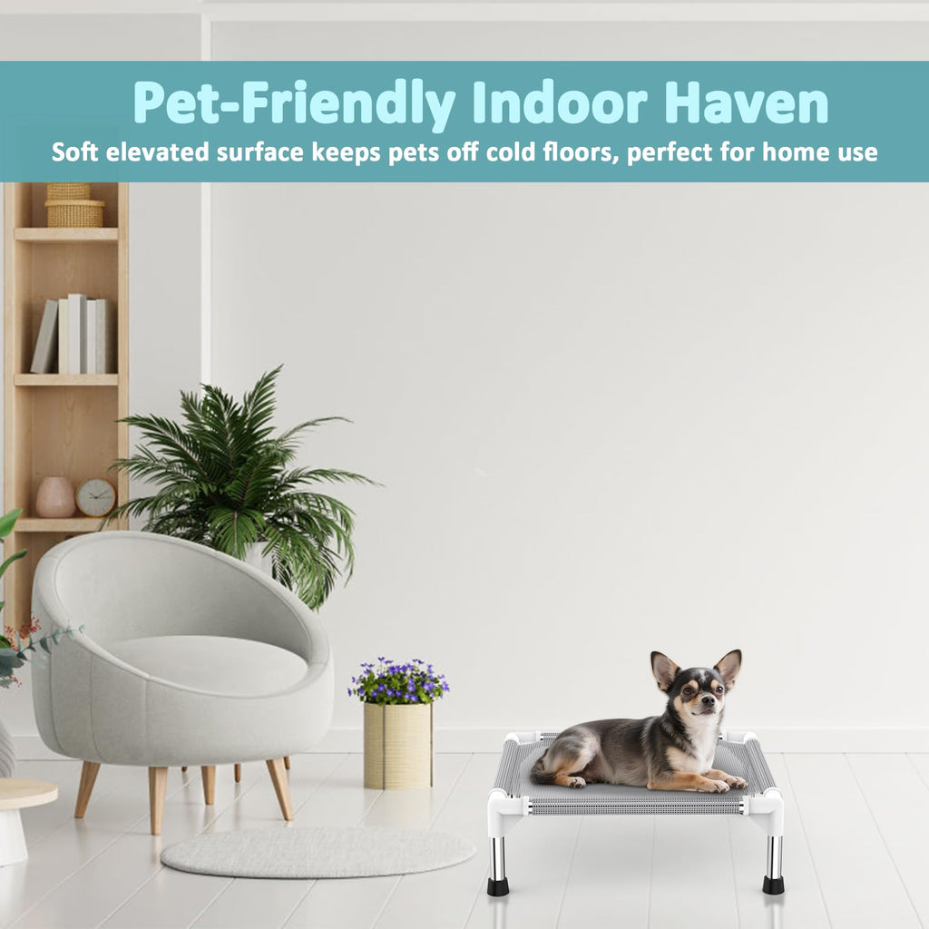 Lightweight Elevated Dog Bed with Cooling Fabric B27408