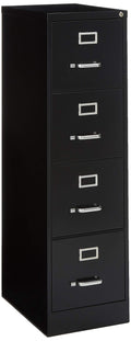 4 Drawer Vertical File Black X1281