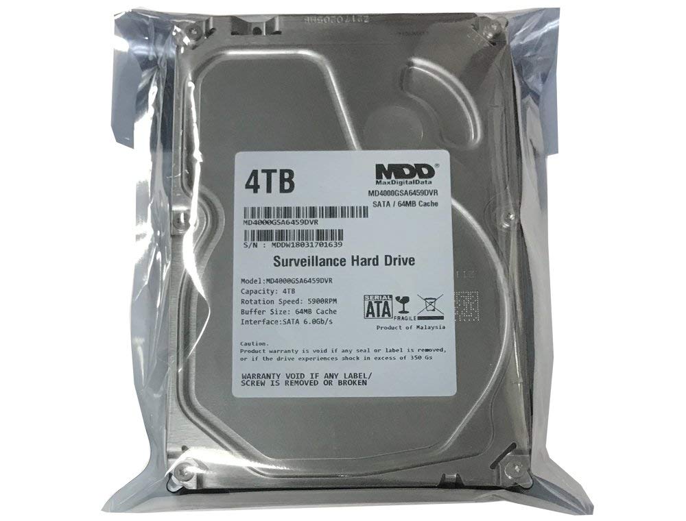 4TB 64MB Cache 5900PM SATA 6Gbps 3.5-inch Internal Surveillance Hard Drive B64248