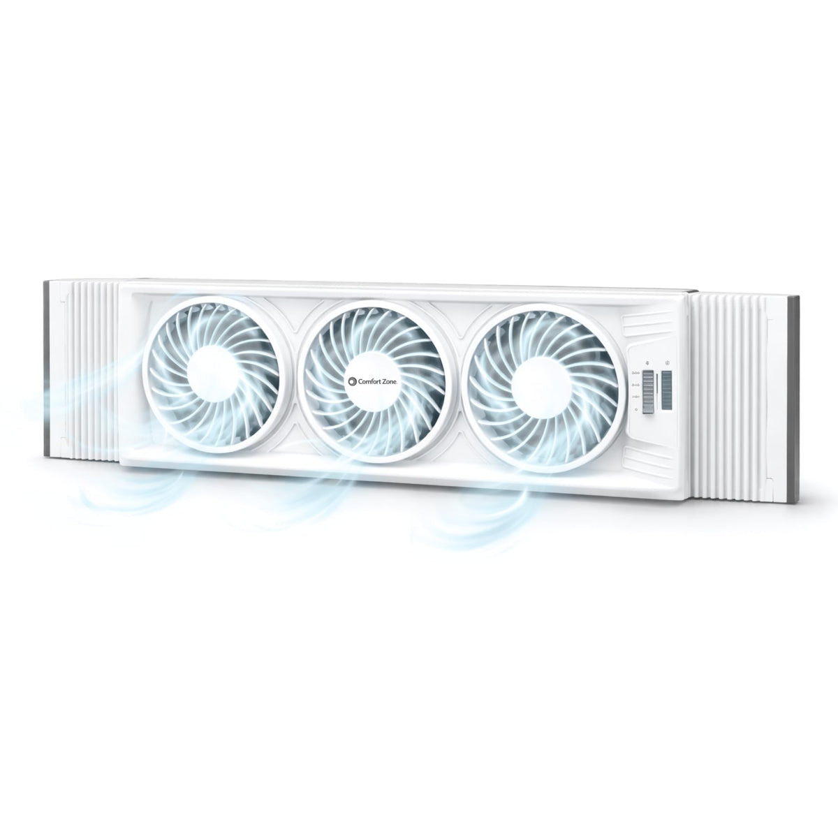 Triple Window Fan with 3-Speeds & Expandable Width D60000