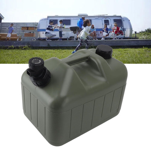 10L Green Camping Water Container with Faucet O667354