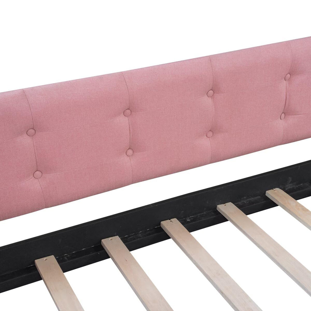 Pink Twin Size Upholstered Daybed H43677