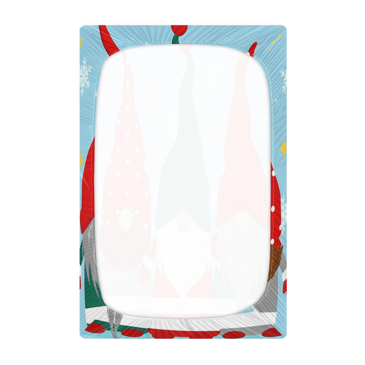 Christmas Gnomes Crib Sheet 52" x 28" W265
