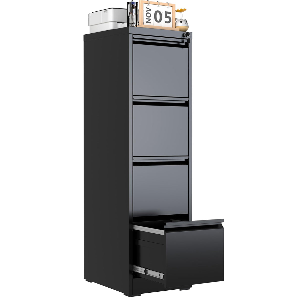 4 Drawer File Cabinet with Lock S5867