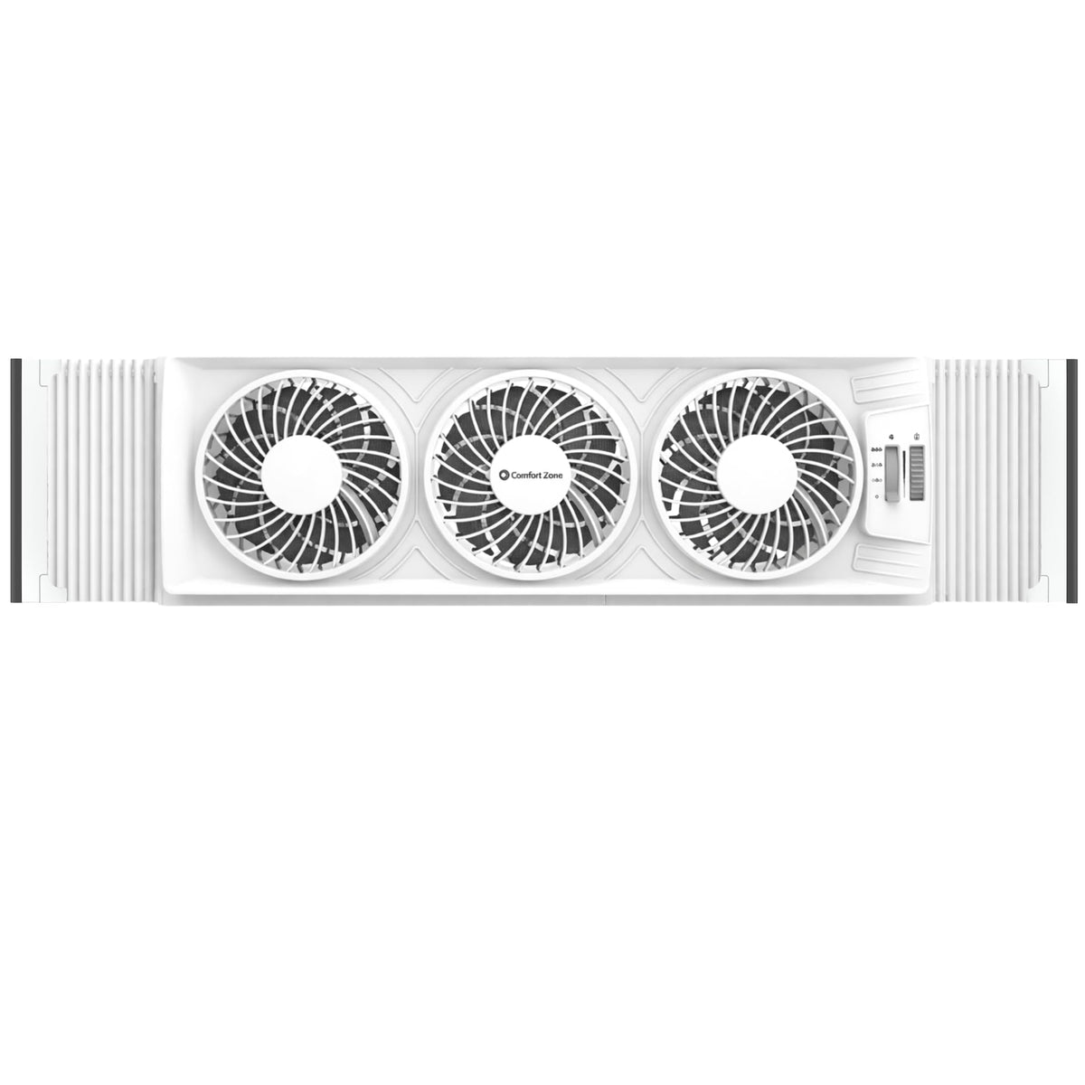 Triple Window Fan with 3-Speeds & Expandable Width D60000