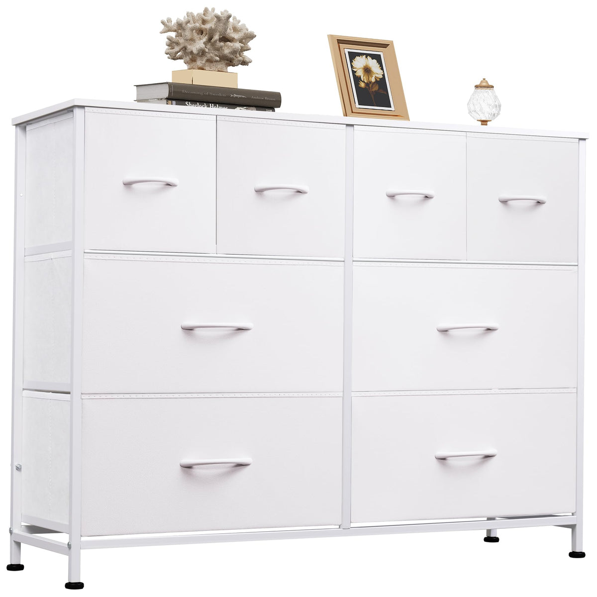 White 8 Drawer Dresser G823972