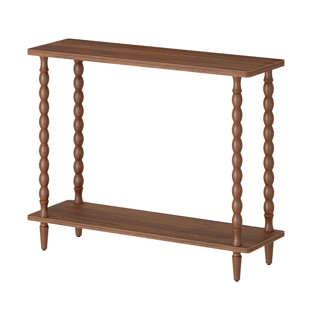 39.4'' 2-Tier Mid-Century Console Table W62541