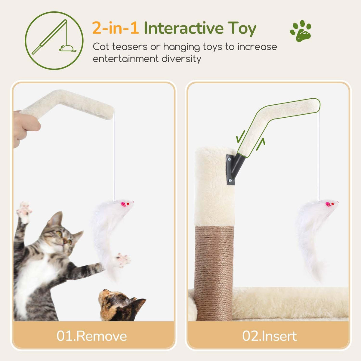 Cat Tree for Large Adult Cats Y7668