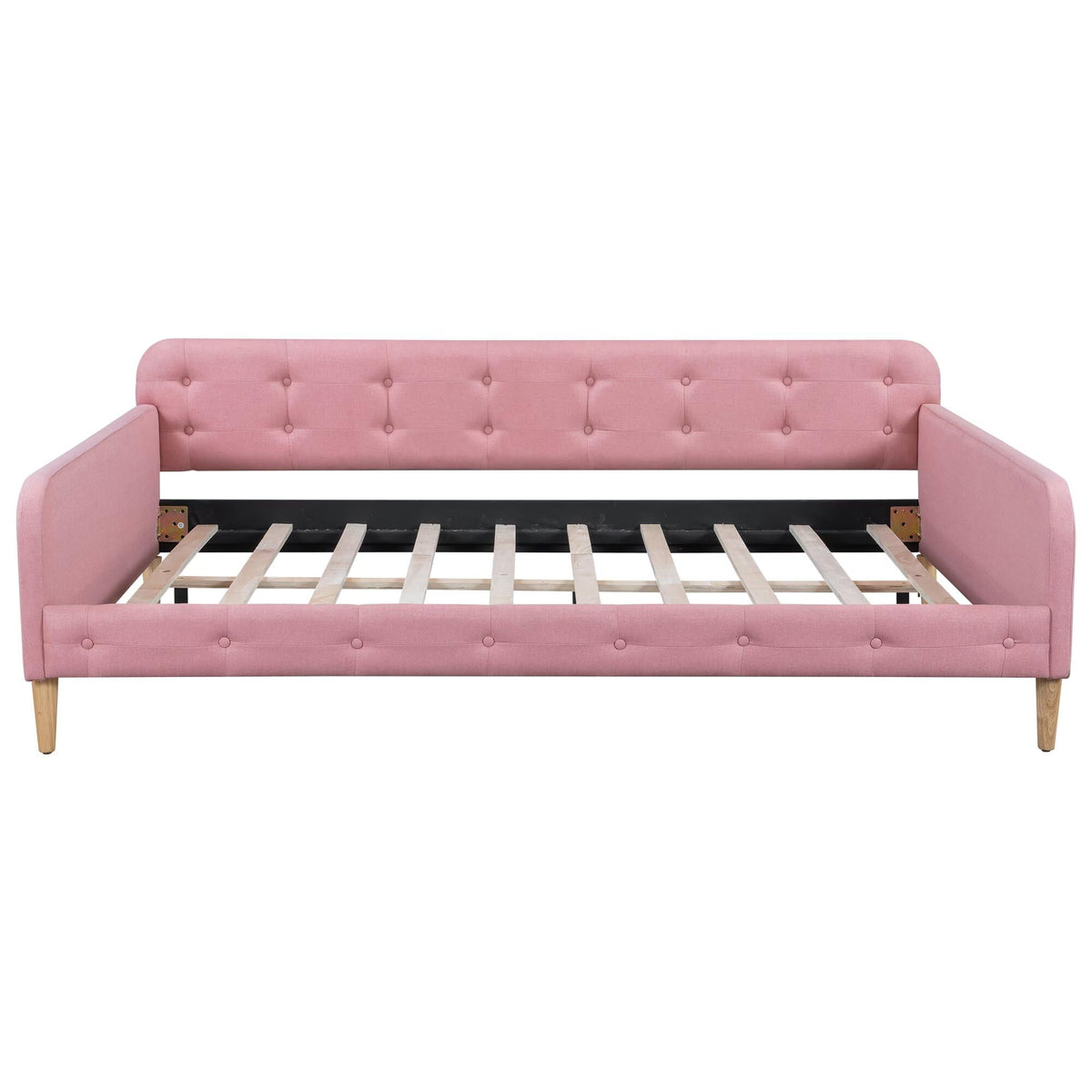 Pink Twin Size Upholstered Daybed H43677