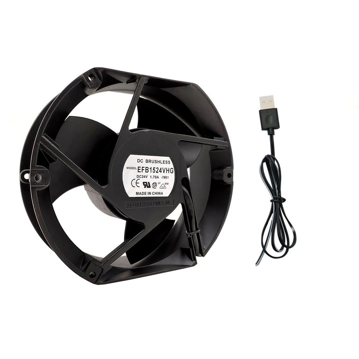 DC 24V USB Brushless Cooling Fan D76422