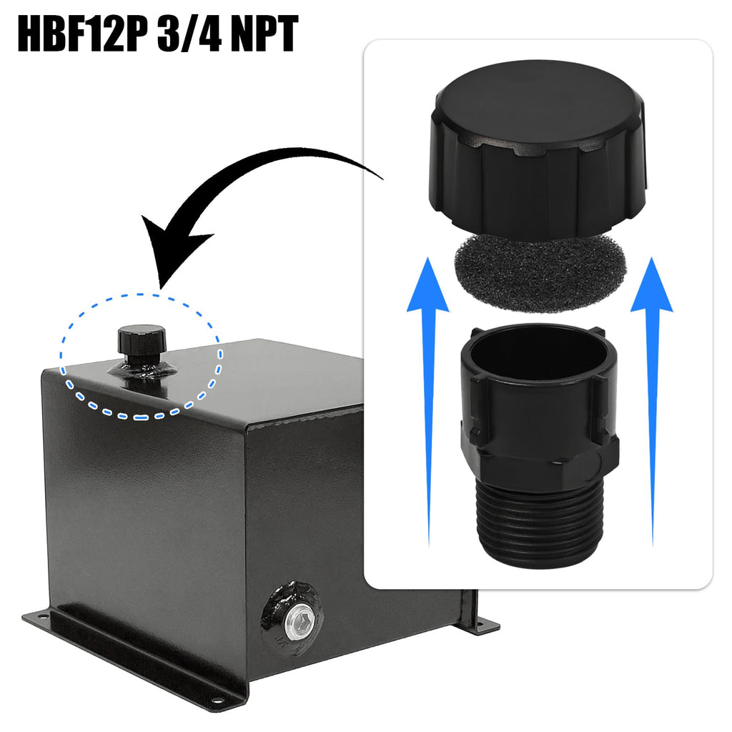 3/4 NPT Hydraulic Power Unit Poly Breather Cap 2 PCS T559