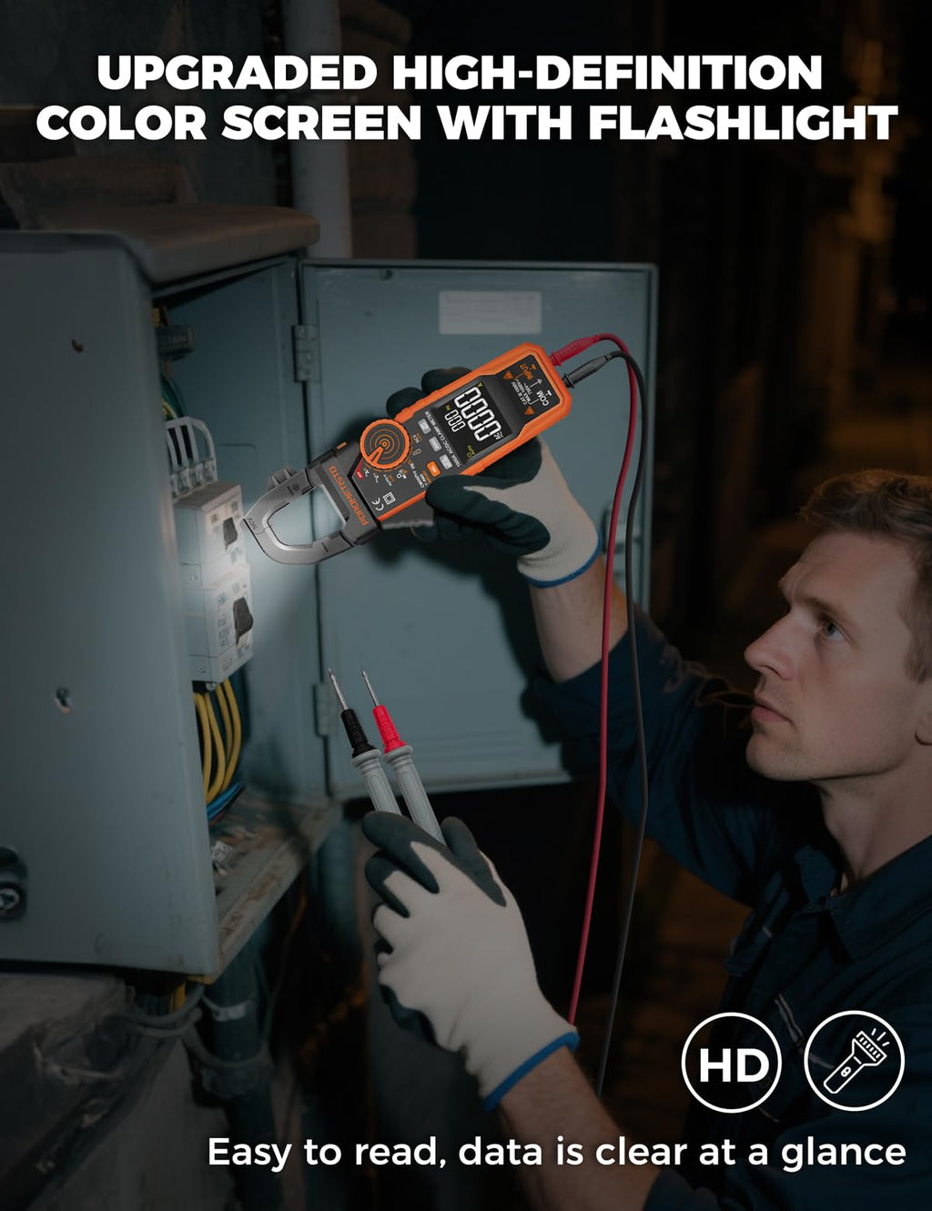 Clamp Meter 6000 Counts 1000A M176365