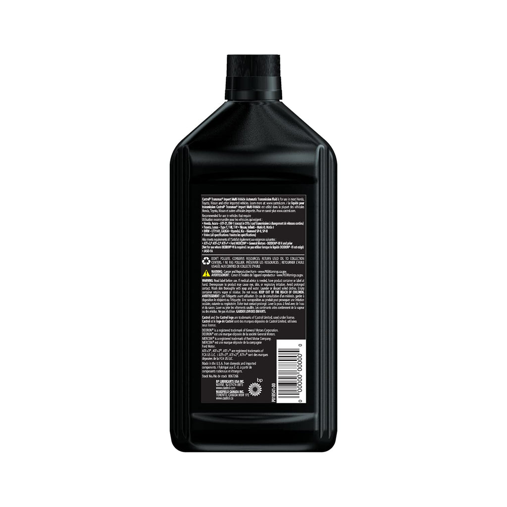 Automatic Transmission Fluid, 1 Quart, Pack of 6 G545