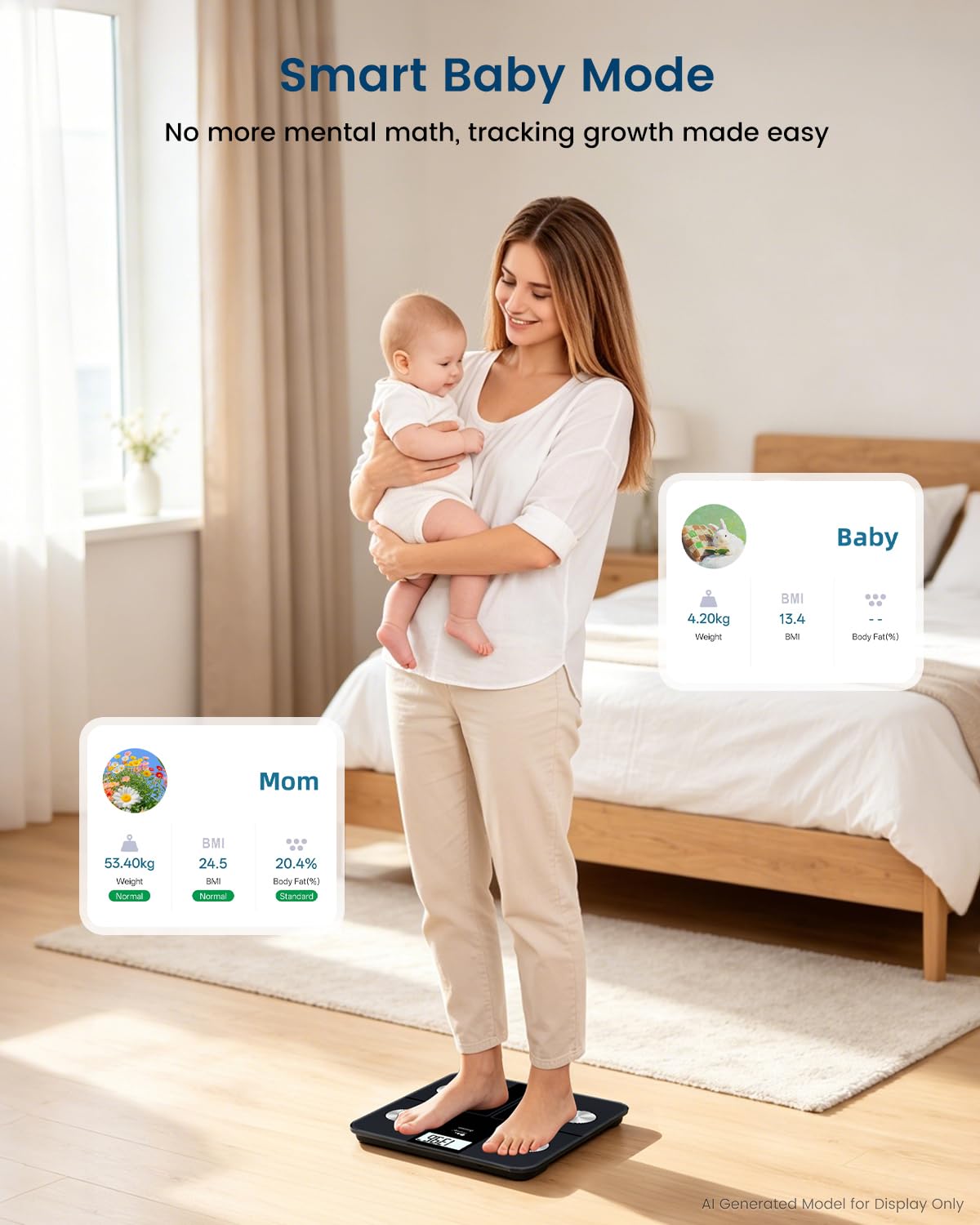 Rechargeable Digital Bathroom Scale O1467