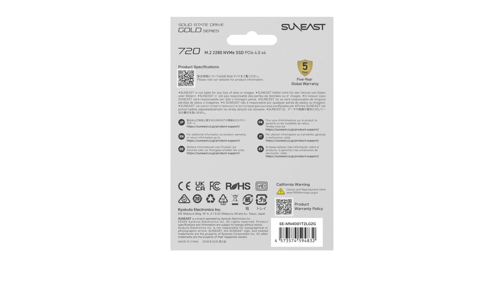 1TB M.2 2280 PCIe4.0 NVMe Internal SSD X68469