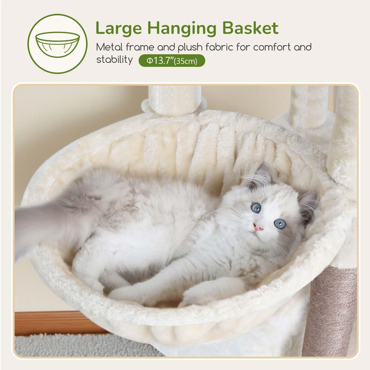 Cat Tree for Large Adult Cats Y7668