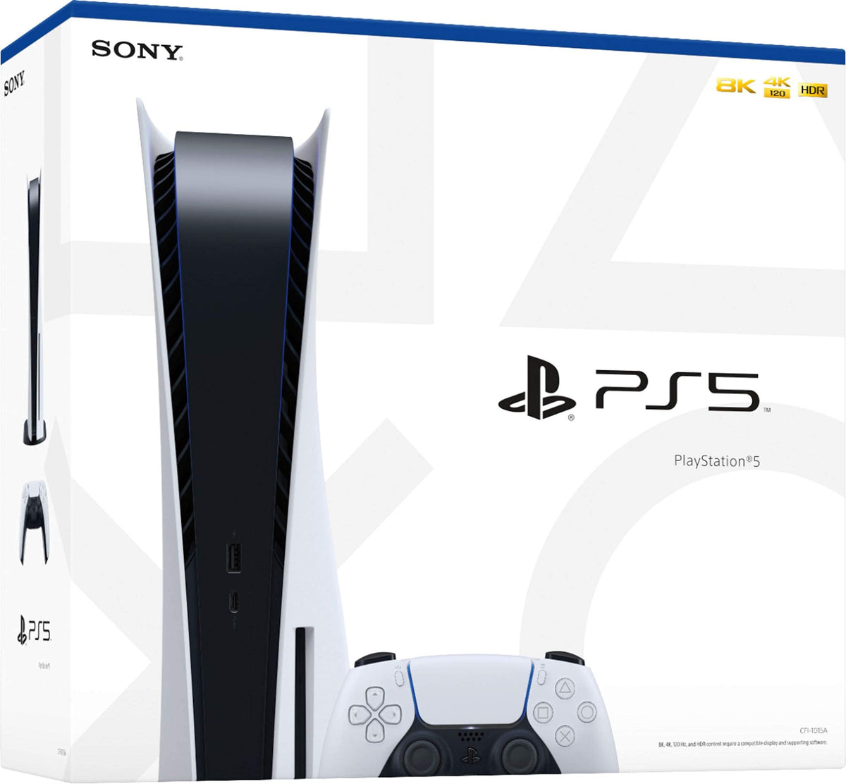 Playstation 5 Disc Version Console with Additional Controller W66591