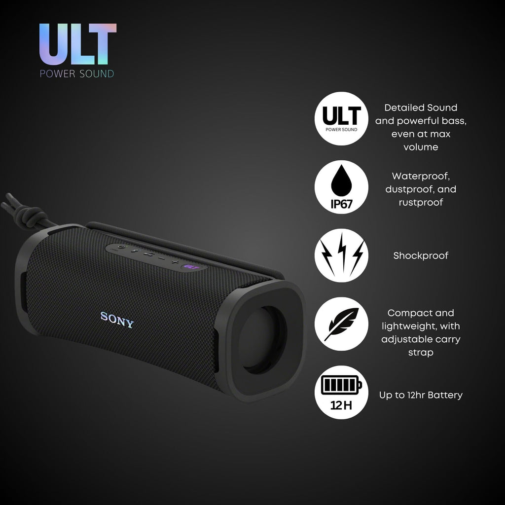 Black 2-Pack Portable Bluetooth Speaker F6956