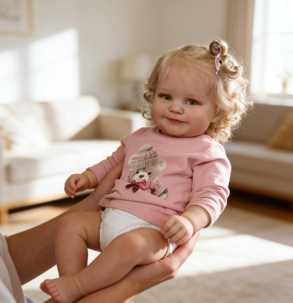 20 Inch Realistic Baby Dolls Girl with Blonde Hair C3458
