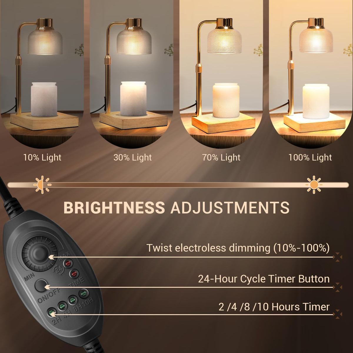 Candle Warmer Lamp with Timer X7328
