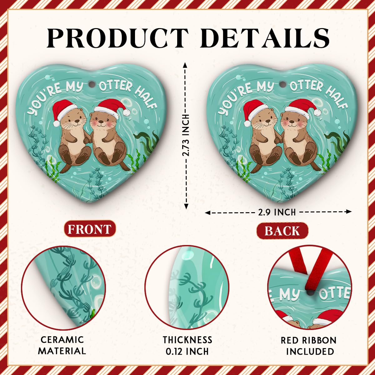 Ceramic Christmas Ornament J527871