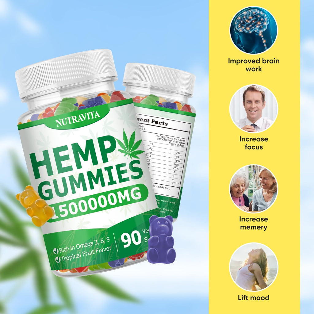 Hemp Gummies 90 Gummies M2783